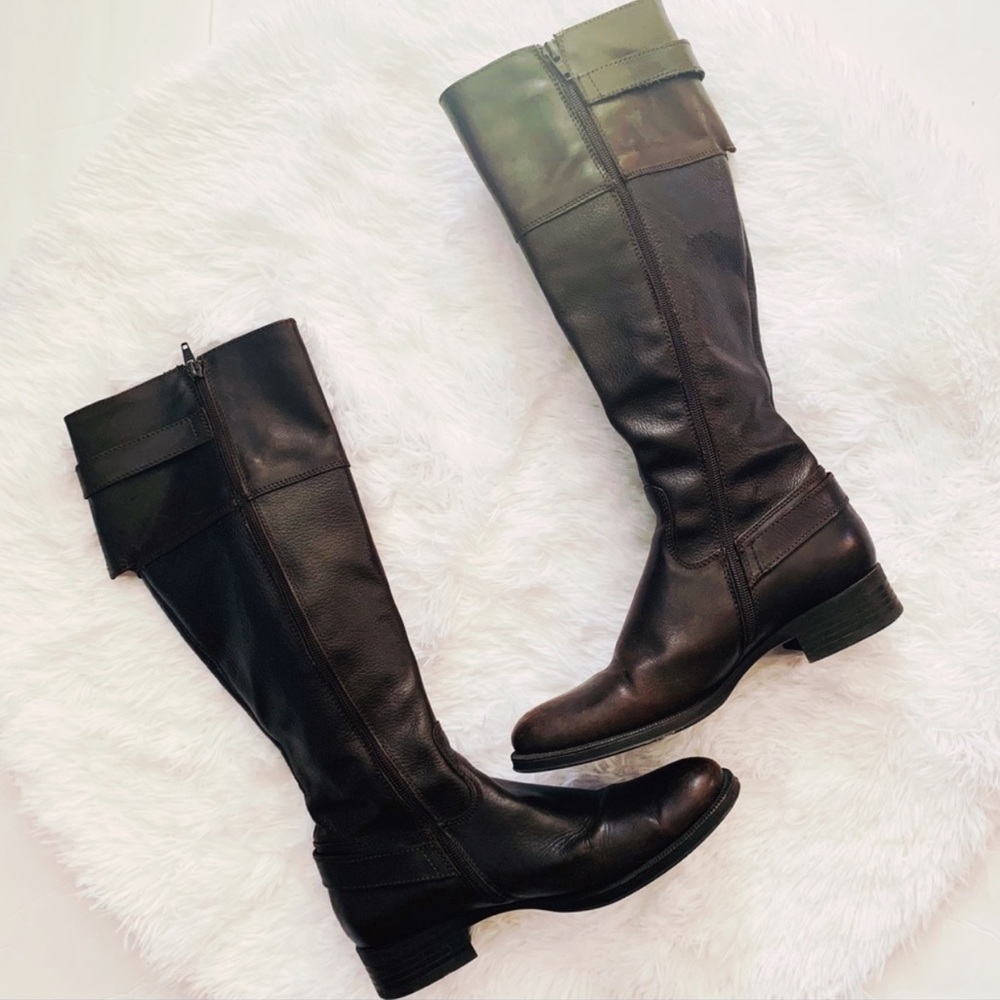 Aldo Dark Brown Riding Boots